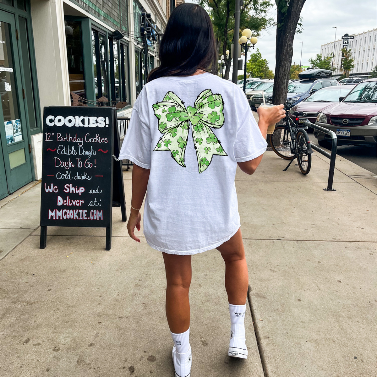 Bow with Shamrocks DTF Transfer