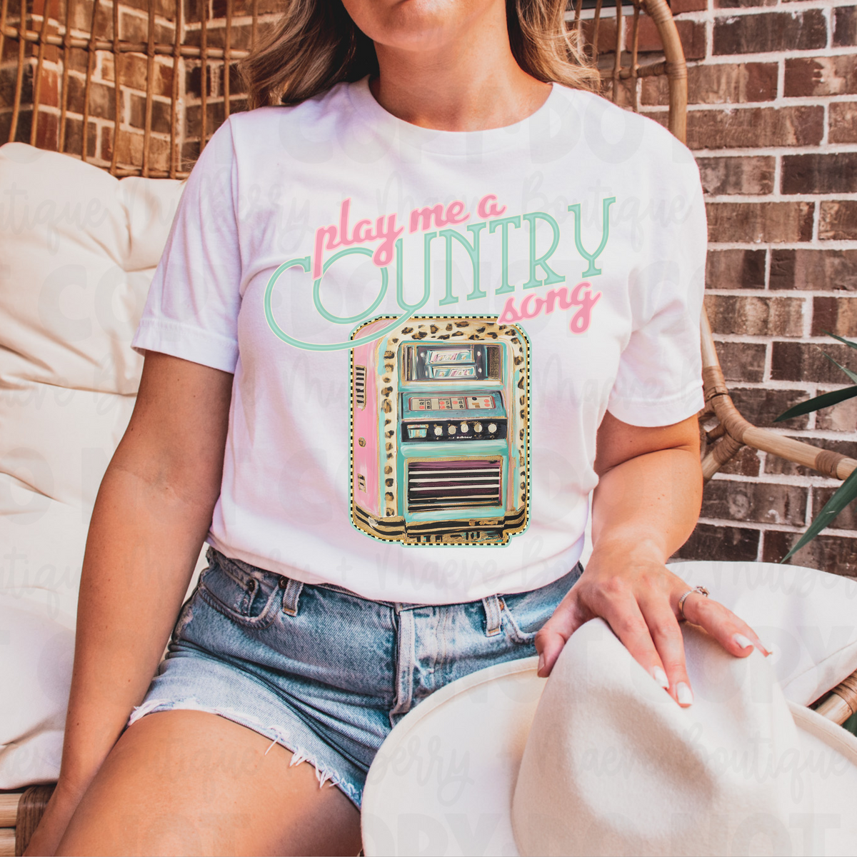 Country Song DTF Transfer