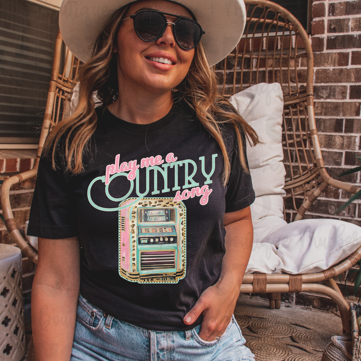 Country Song DTF Transfer