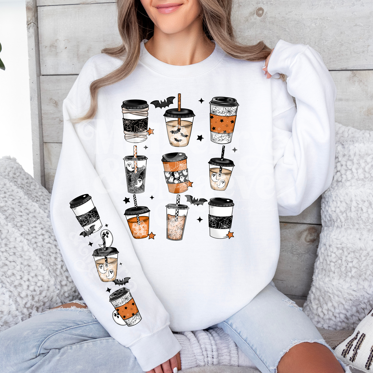 Halloween Coffee Cups  DTF Transfer
