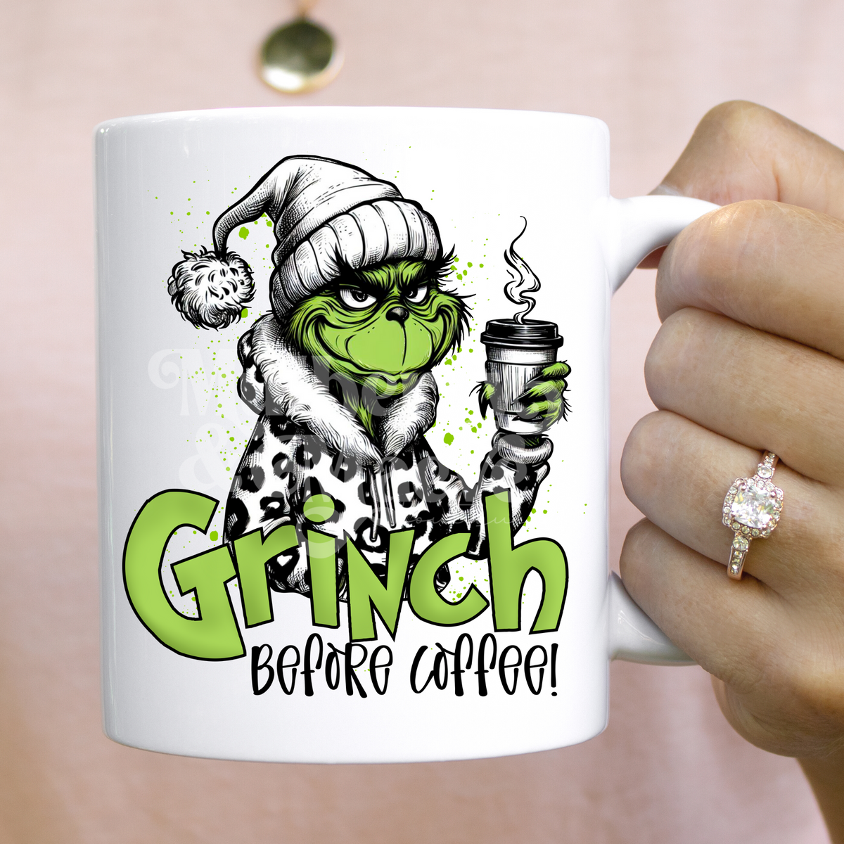 Mean Green One Coffee DTF Transfer