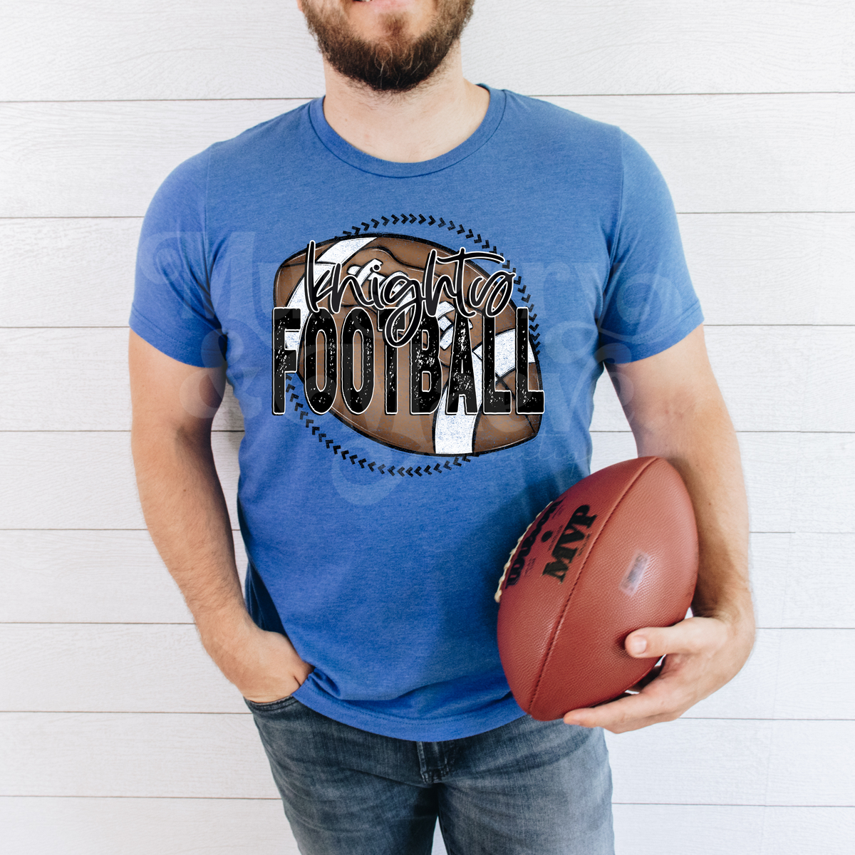 Grunge Football DTF Transfer