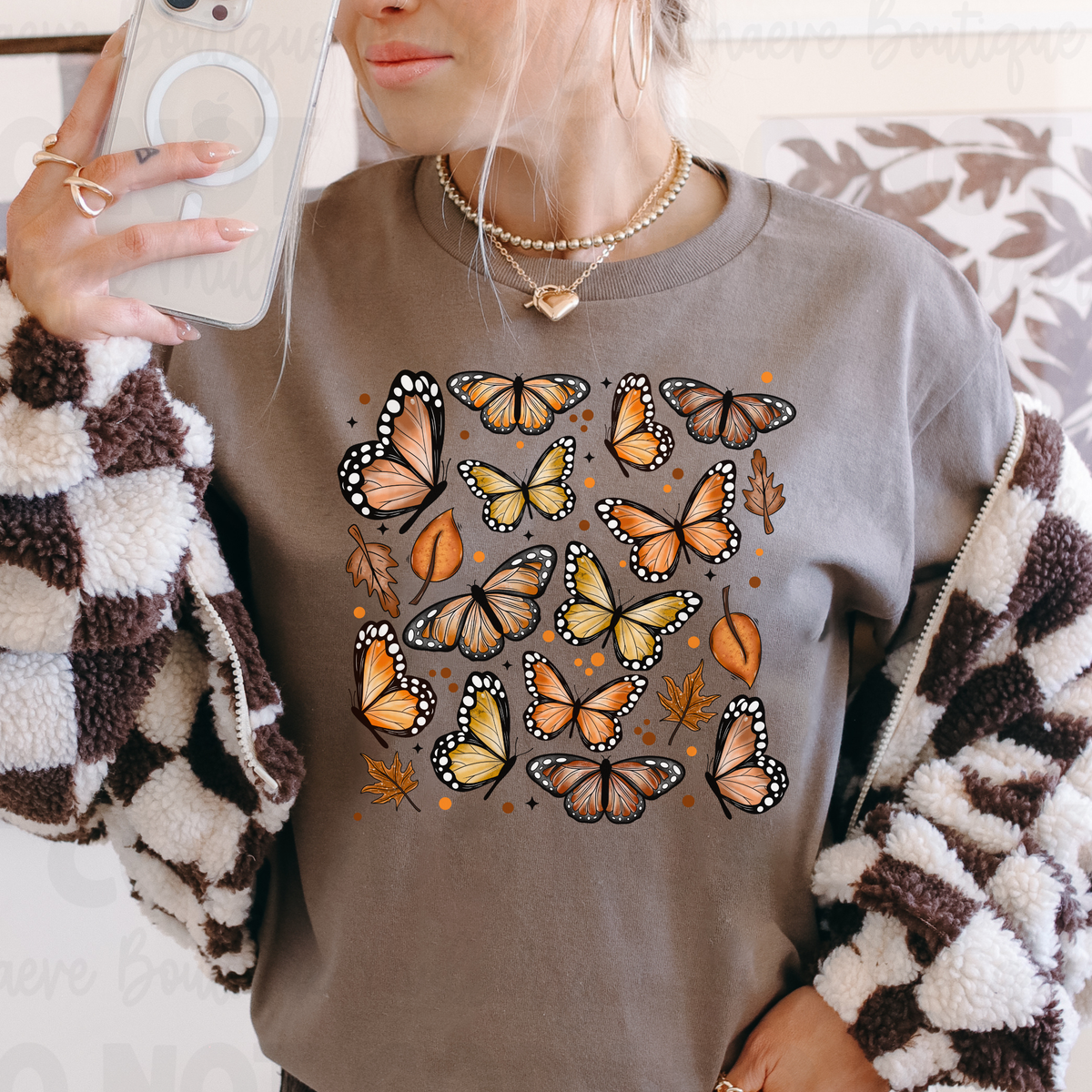 Butterfly Collage Sweatshirt