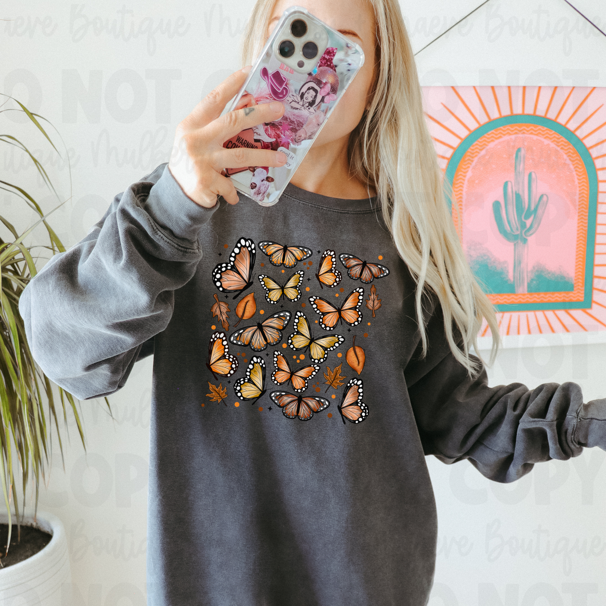 Butterfly Collage Sweatshirt