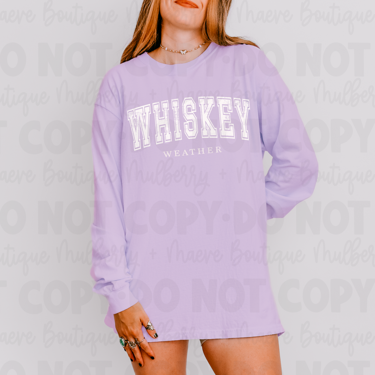 Whiskey Weather Long Sleeve T-Shirt