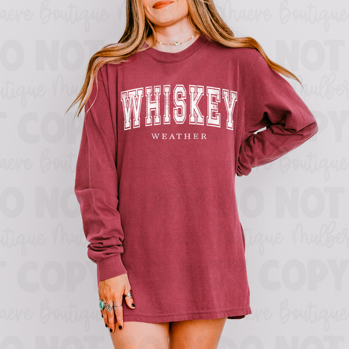 Whiskey Weather Long Sleeve T-Shirt