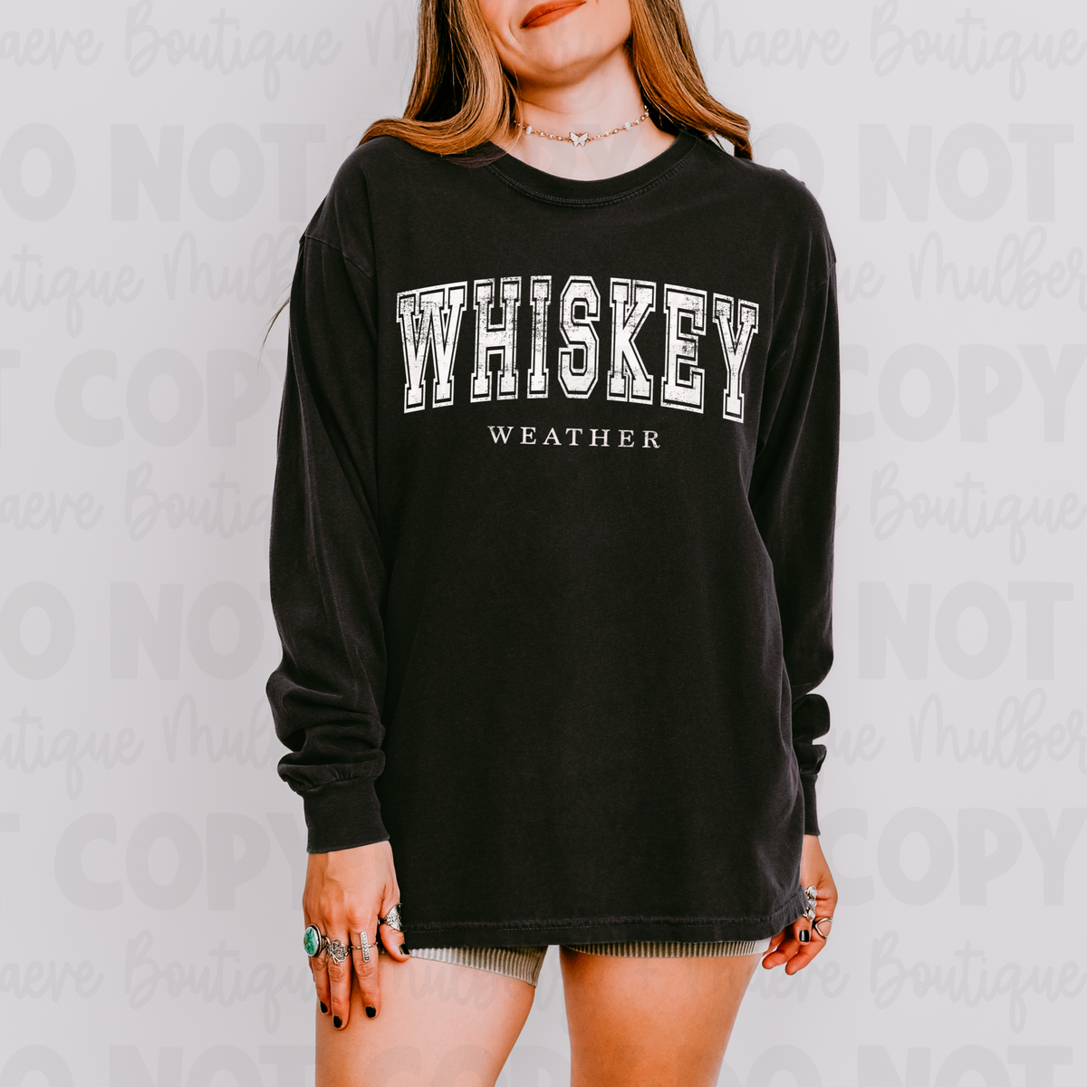 Whiskey Weather Long Sleeve T-Shirt