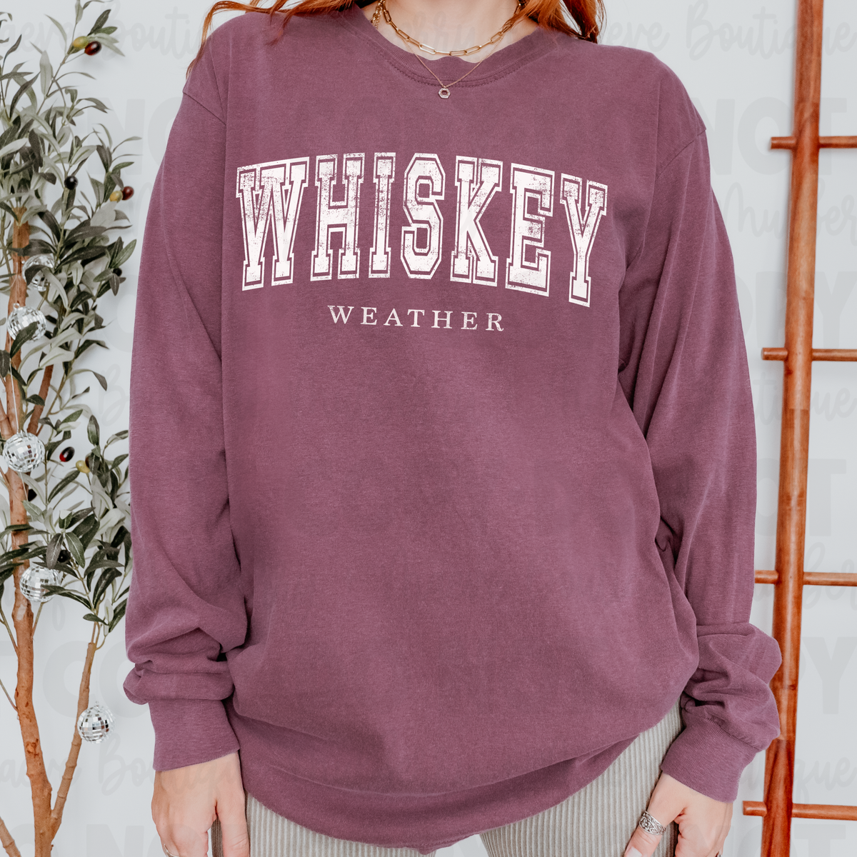 Whiskey Weather Long Sleeve T-Shirt