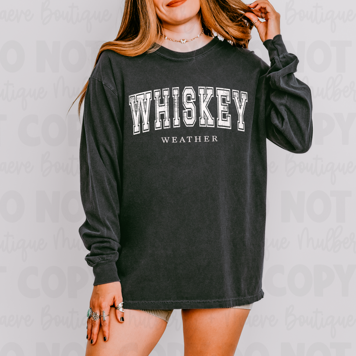 Whiskey Weather Long Sleeve T-Shirt
