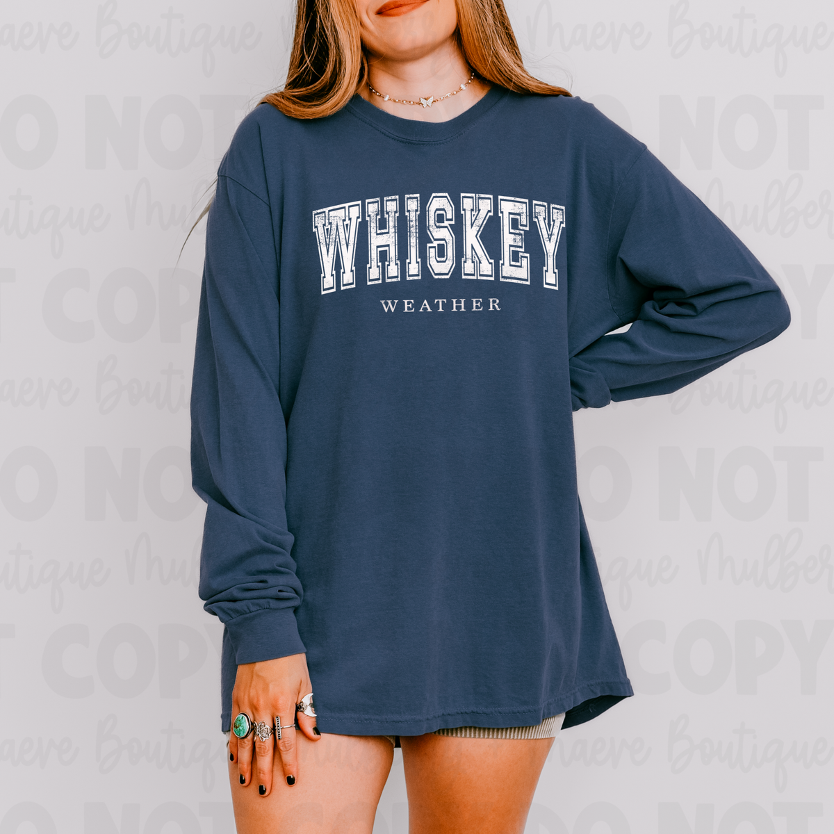 Whiskey Weather Long Sleeve T-Shirt