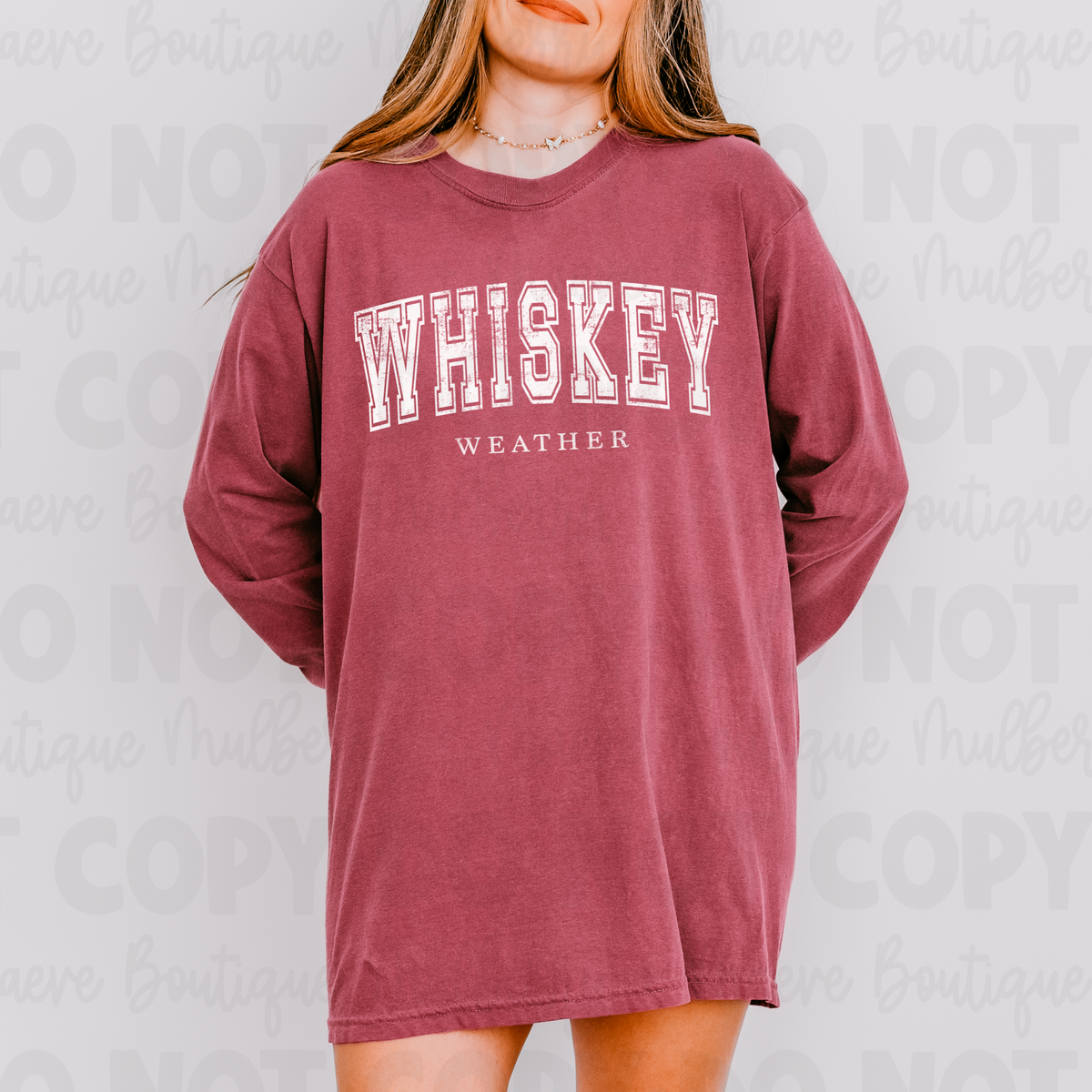 Whiskey Weather Long Sleeve T-Shirt