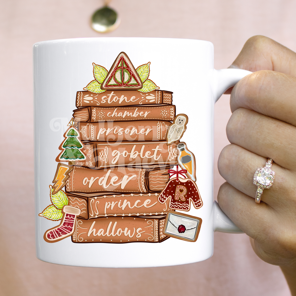 Harry Potter Books Christmas DTF Transfer