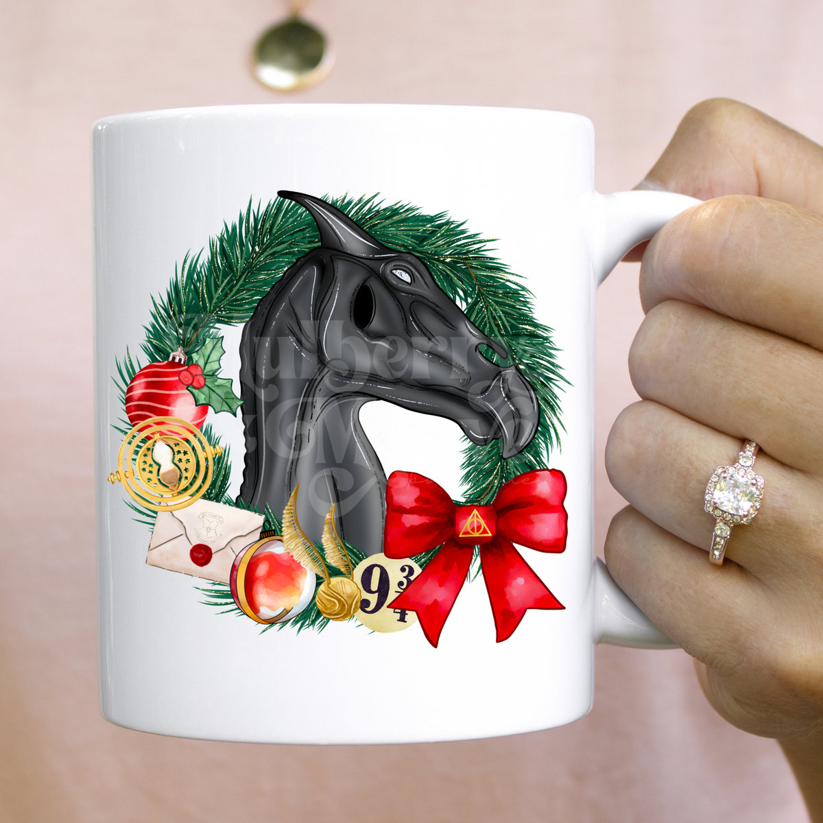 Harry Potter Black Horse Wreath  DTF Transfer