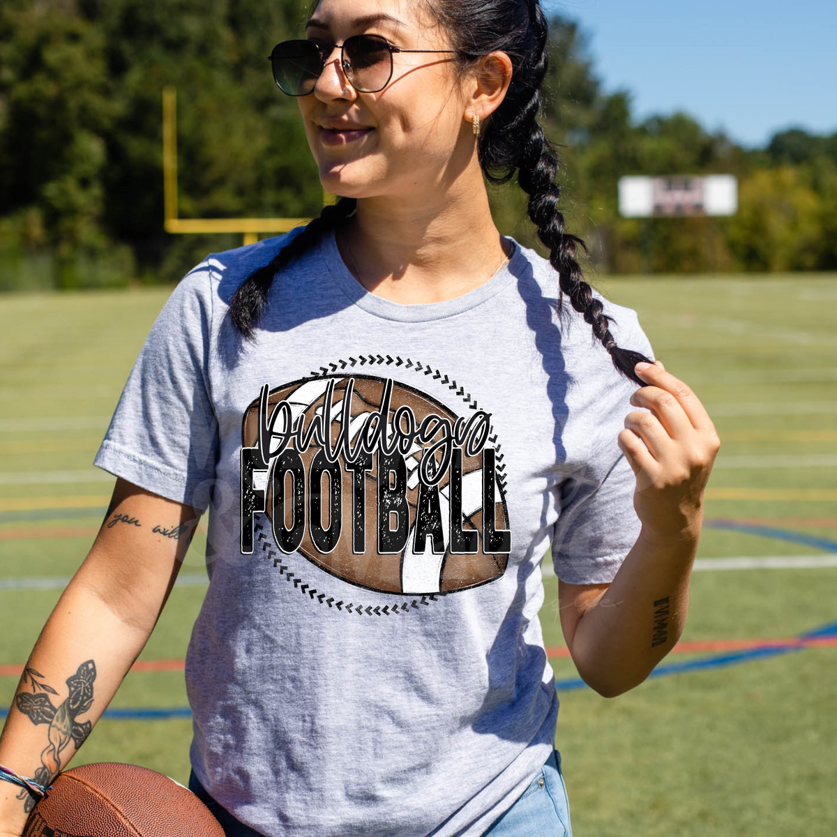 Grunge Football DTF Transfer