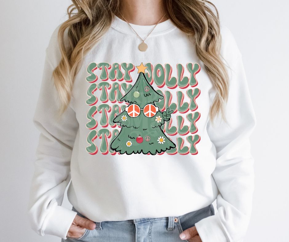 Stay Jolly Retro DTF Transfer