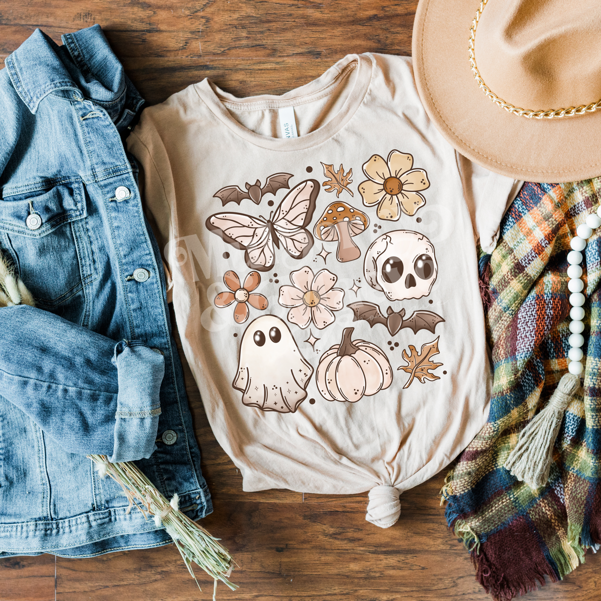 Boho Halloween DTF Transfer