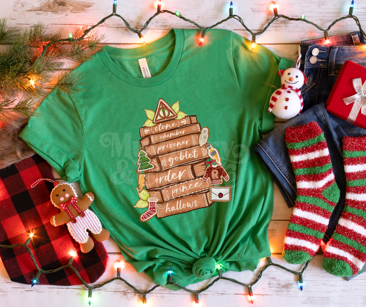 Harry Potter Books Christmas DTF Transfer
