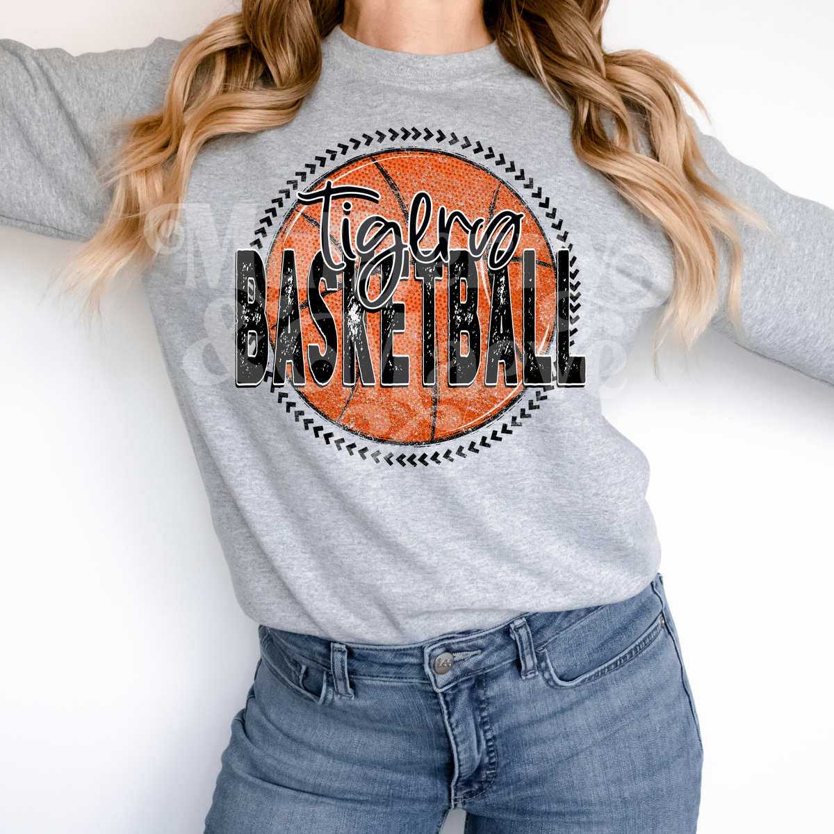 Grunge Basketball DTF Transfer