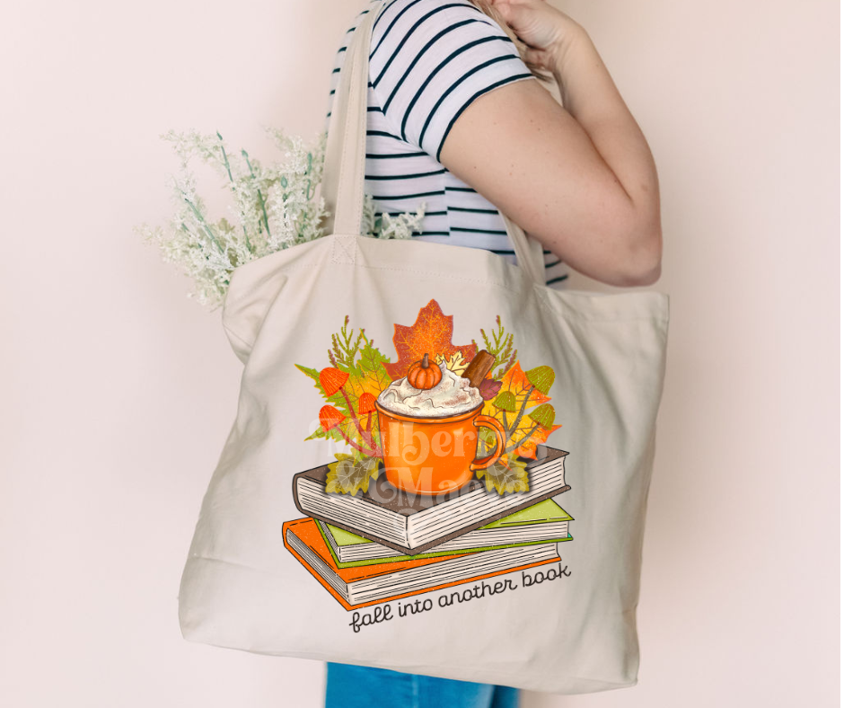 Fall Into Another Book DTF