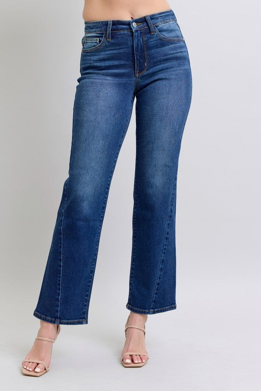 Side Seam Non-Distressed Jeans