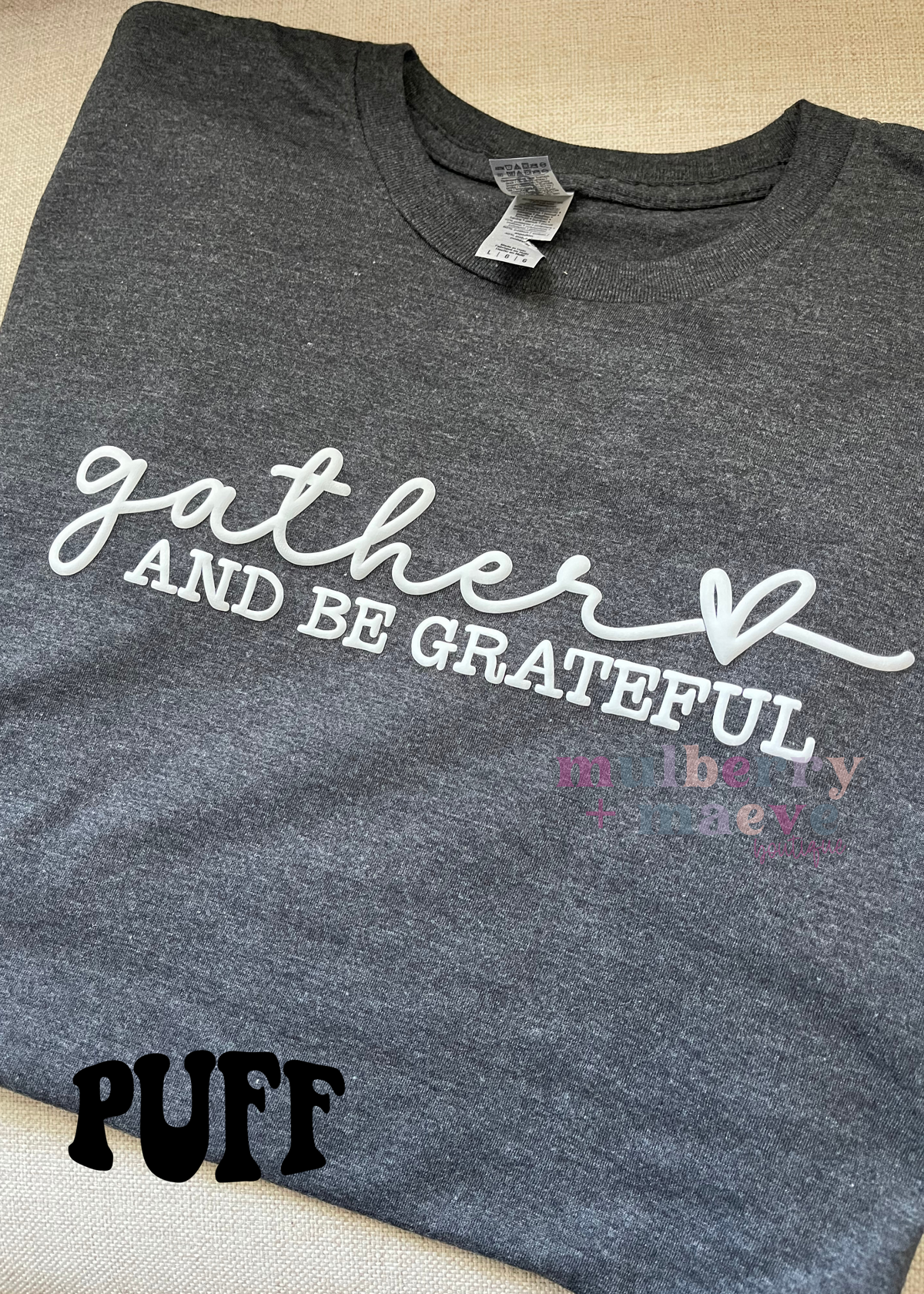 Gather and Be Grateful Puff Transfer