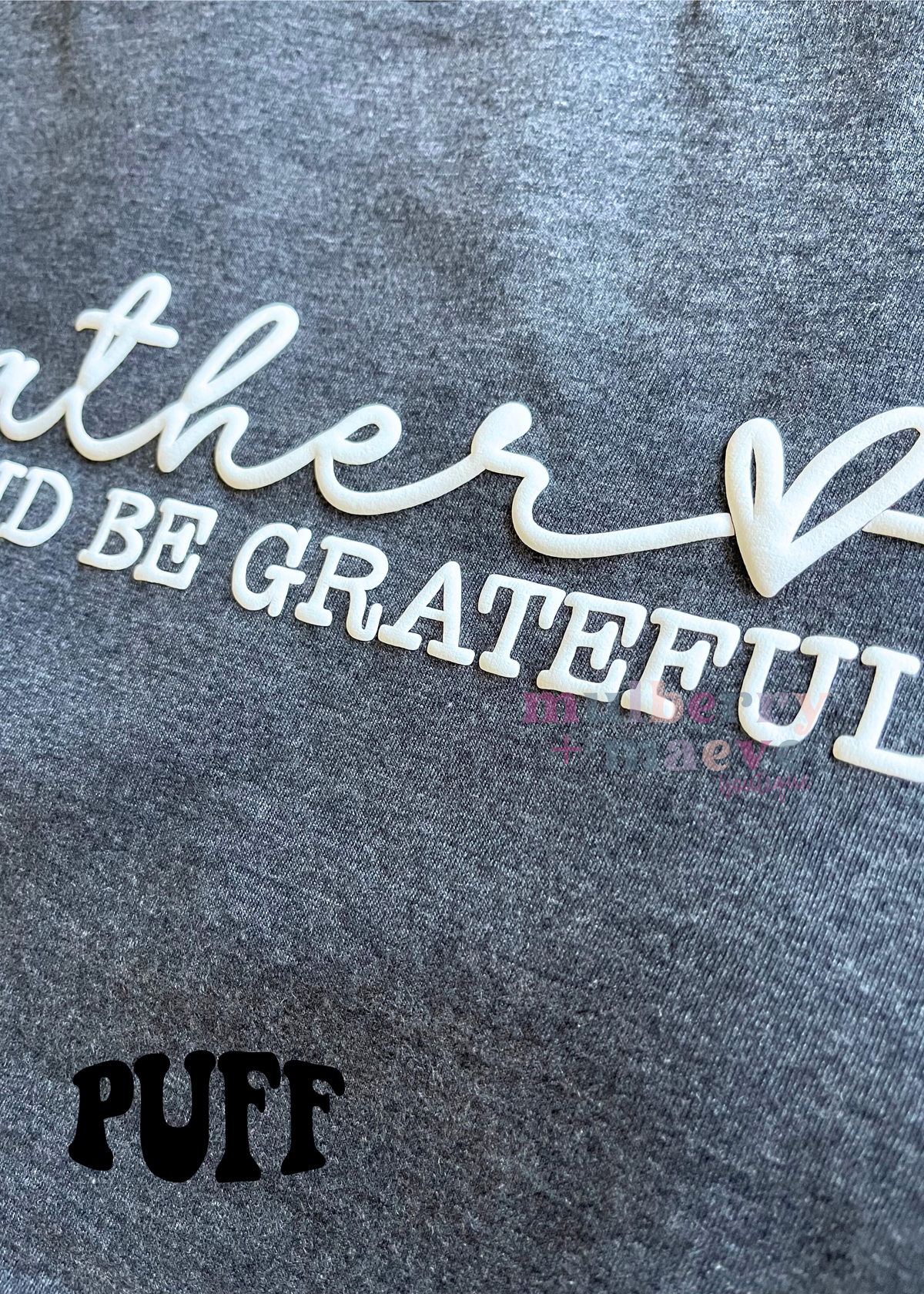 Gather and Be Grateful Puff Transfer