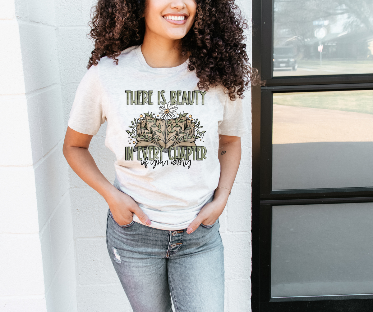 Beauty In Every Chapter DTF Transfer