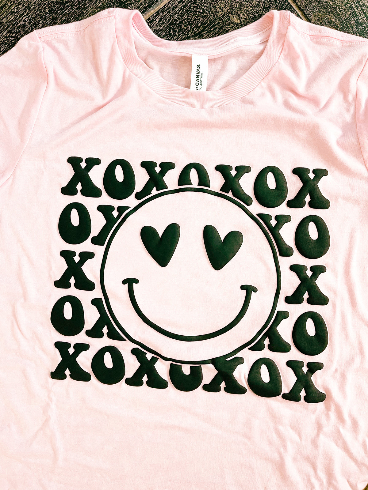 XOXO Happy Face Puff Transfer