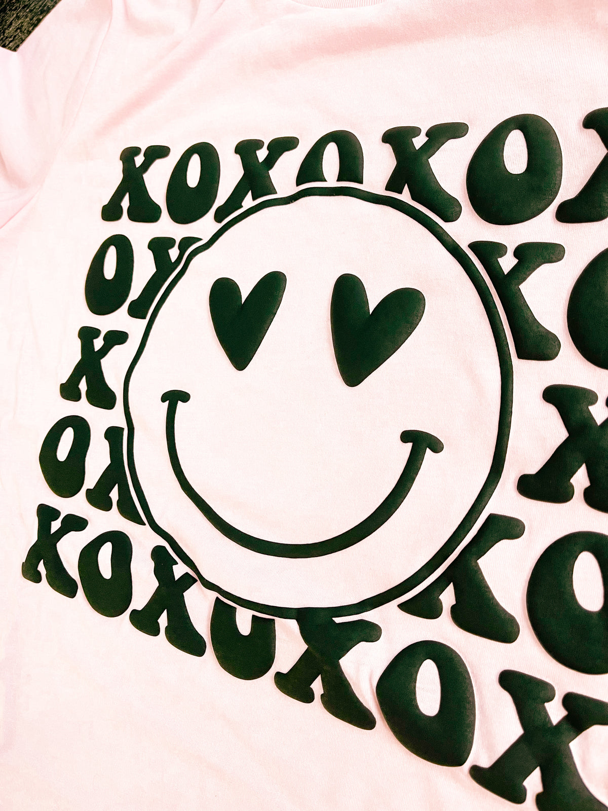 XOXO Happy Face Puff Transfer