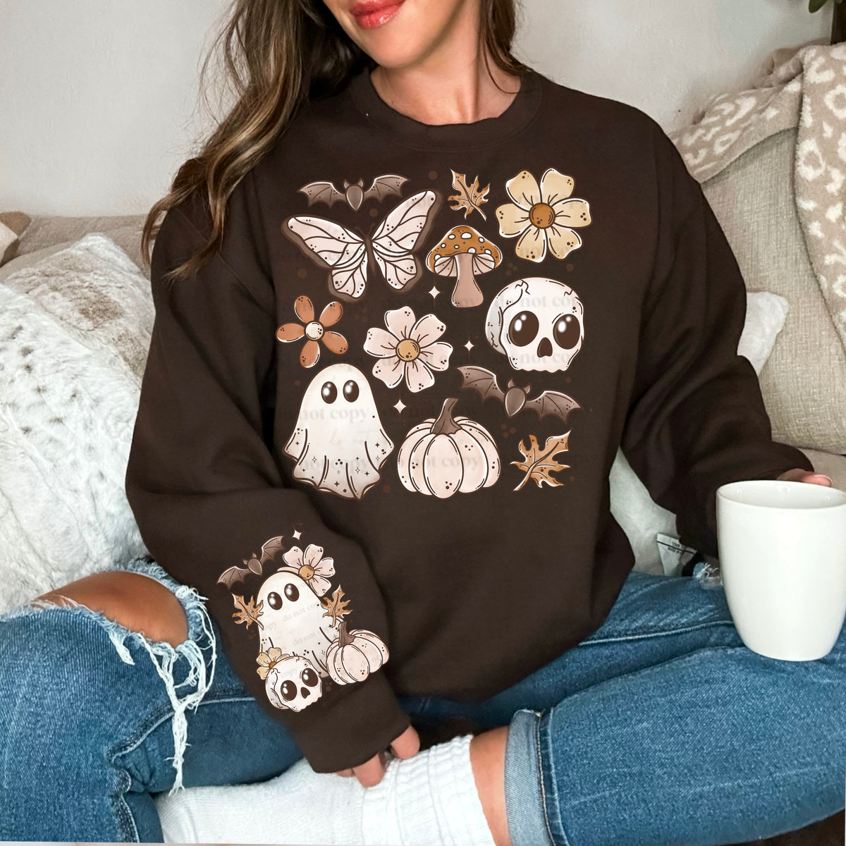 Boho Halloween DTF Transfer