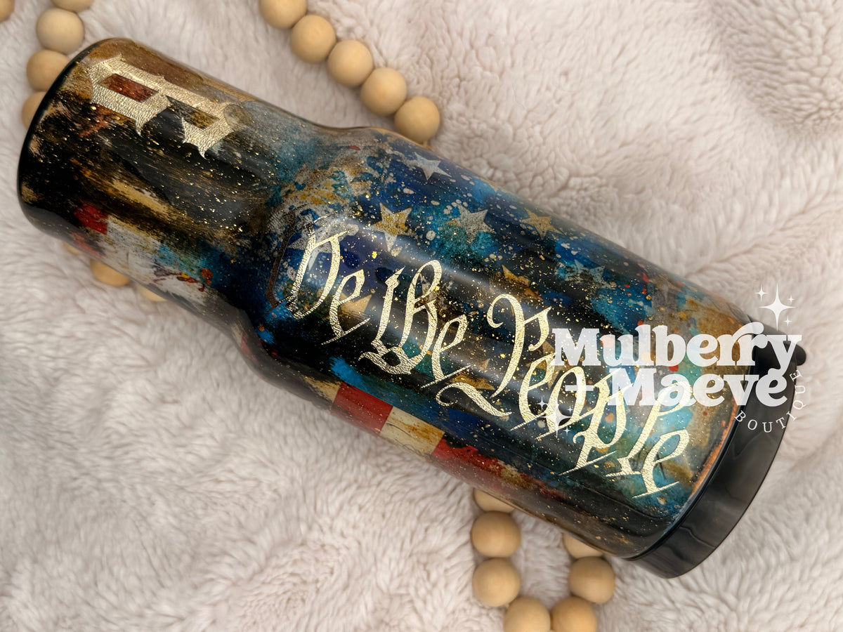 Patriotic &quot;We the People&quot; Tumbler