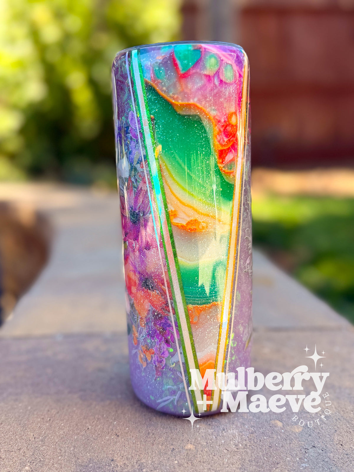 Frosted Florals 24 oz. Tumbler