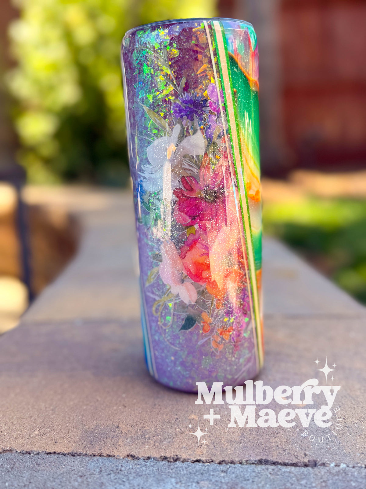 Frosted Florals 24 oz. Tumbler