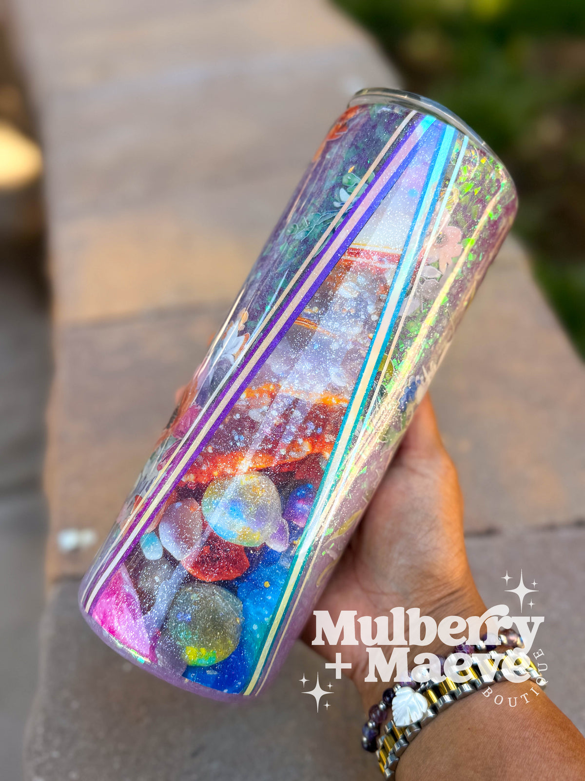 Frosted Florals 24 oz. Tumbler