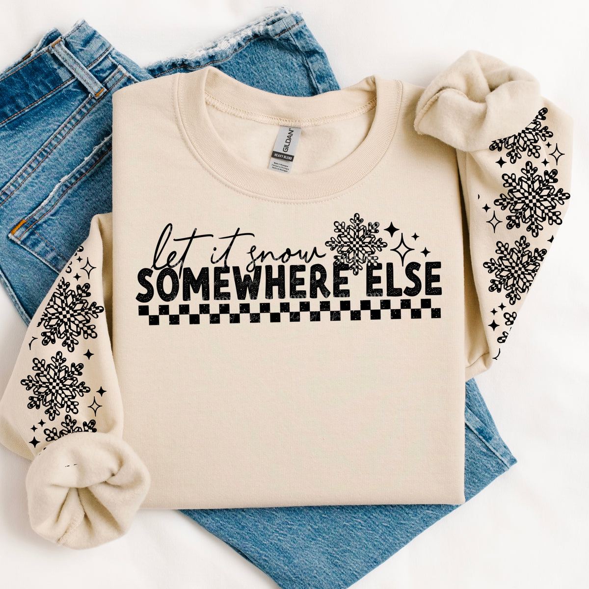 Snow Somewhere Else  DTF Transfer