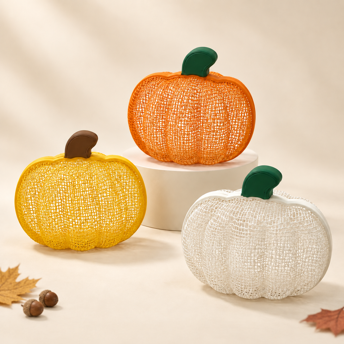 Fall Pumpkin Decoration – Halloween Class Party Hostess Gift Set
