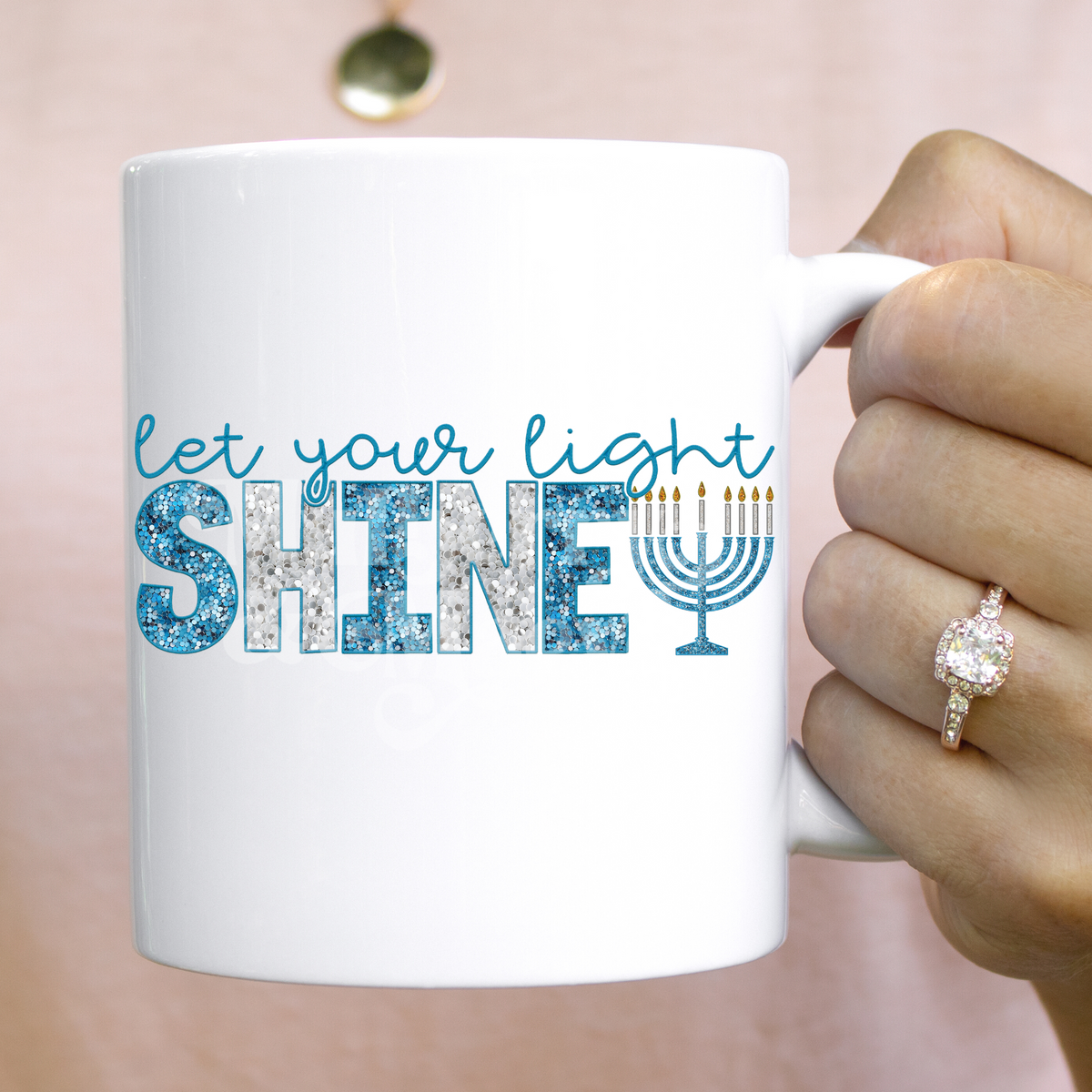 Let Your Light Shine Hanukkah DTF Transfer
