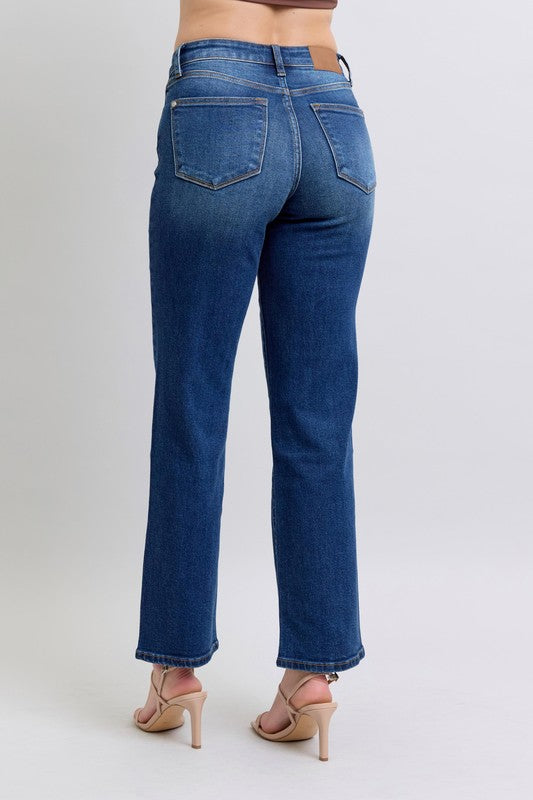 Side Seam Non-Distressed Jeans