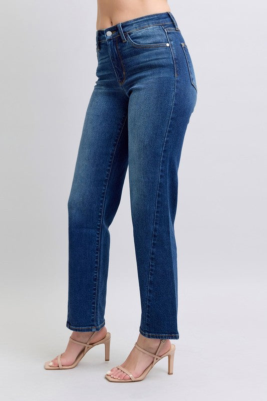 Side Seam Non-Distressed Jeans