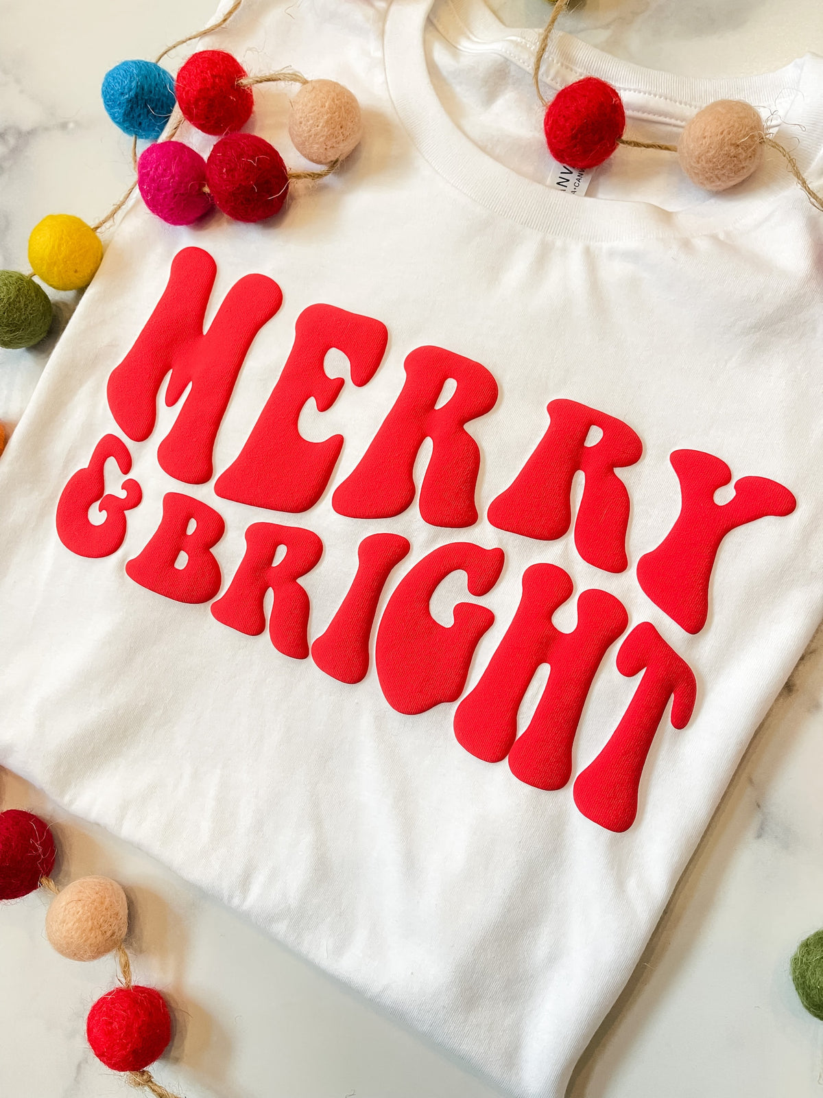 Merry &amp; Bright Puff Transfer