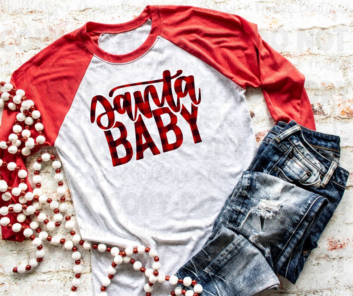 Santa Baby Sublimation Transfer