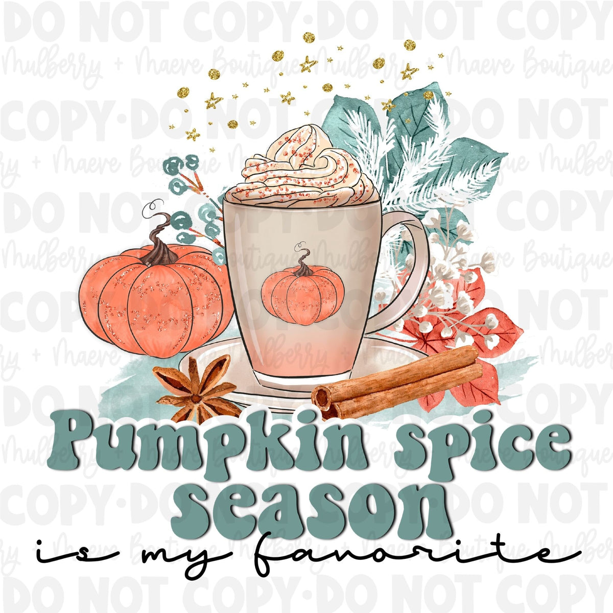Pumpkin Spice Season Sublimation Transfer