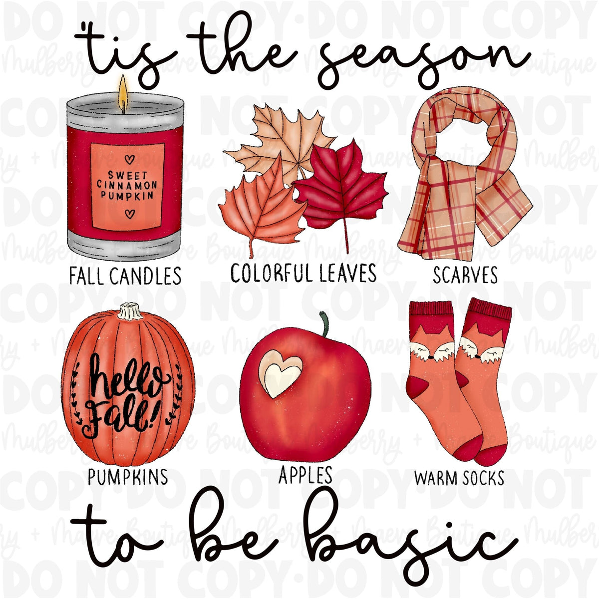 Tis The Season To Be Basic Sublimation Transfer