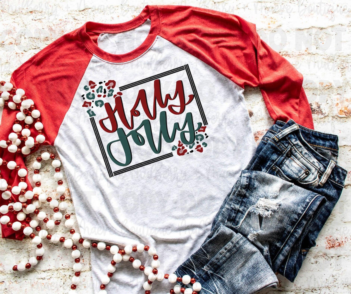 Holly Jolly Sublimation Transfer