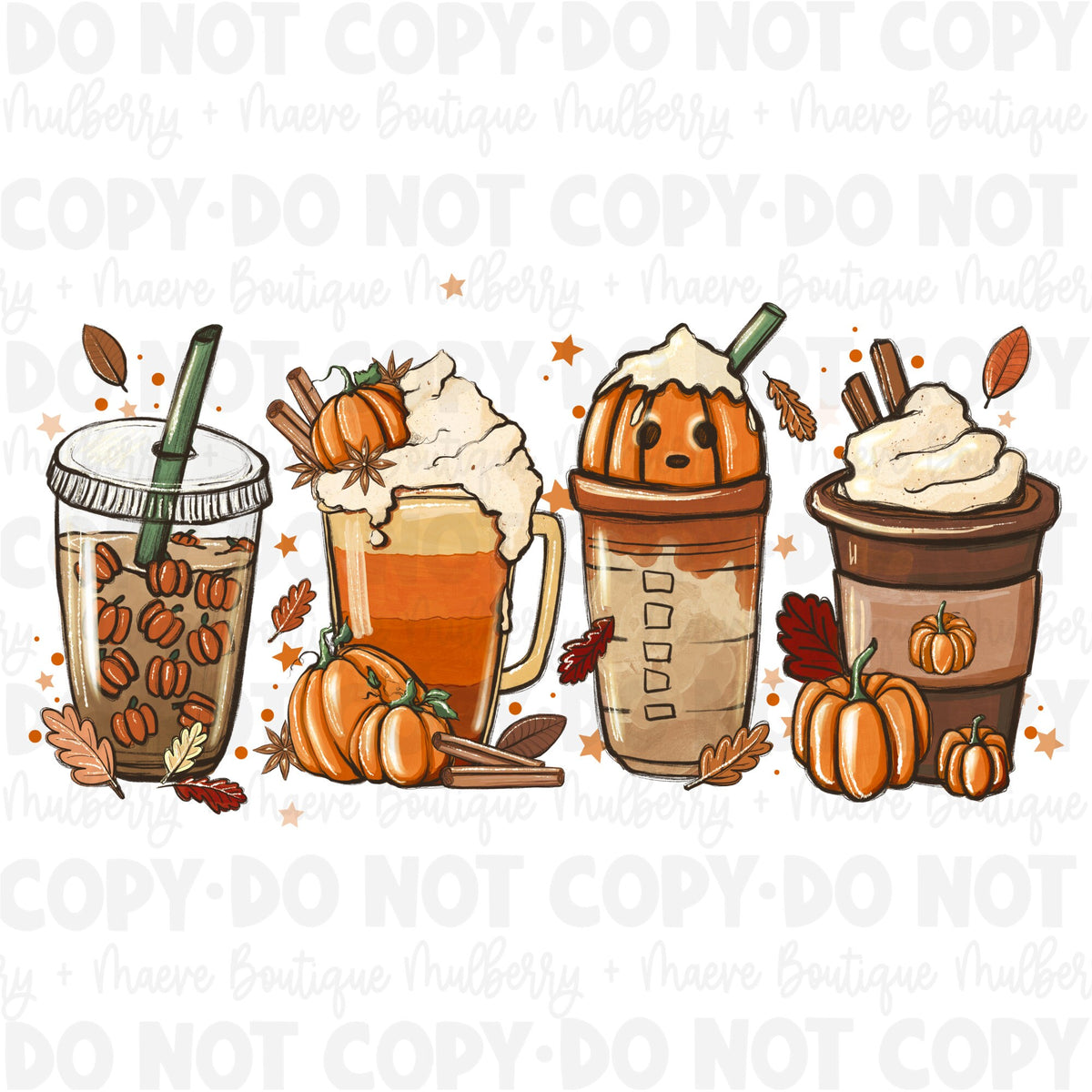 Pumpkin Coffee Cups