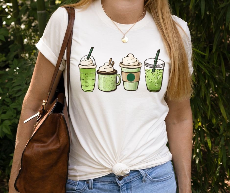 Matcha Tea Coffee Cups DTF