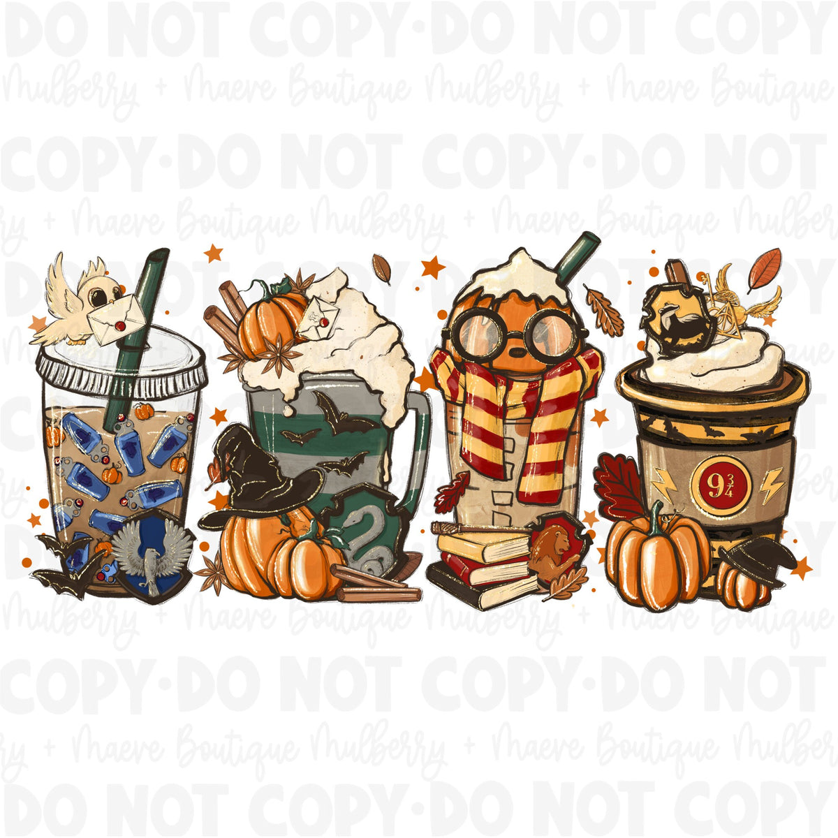 Harry Wizard Multi Color Coffee Cups DTF