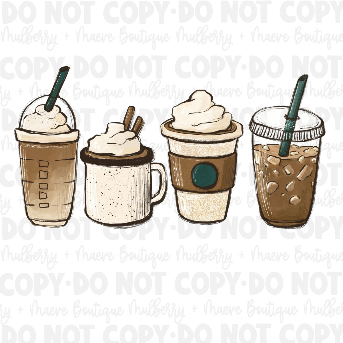 Green Circle Coffee DTF