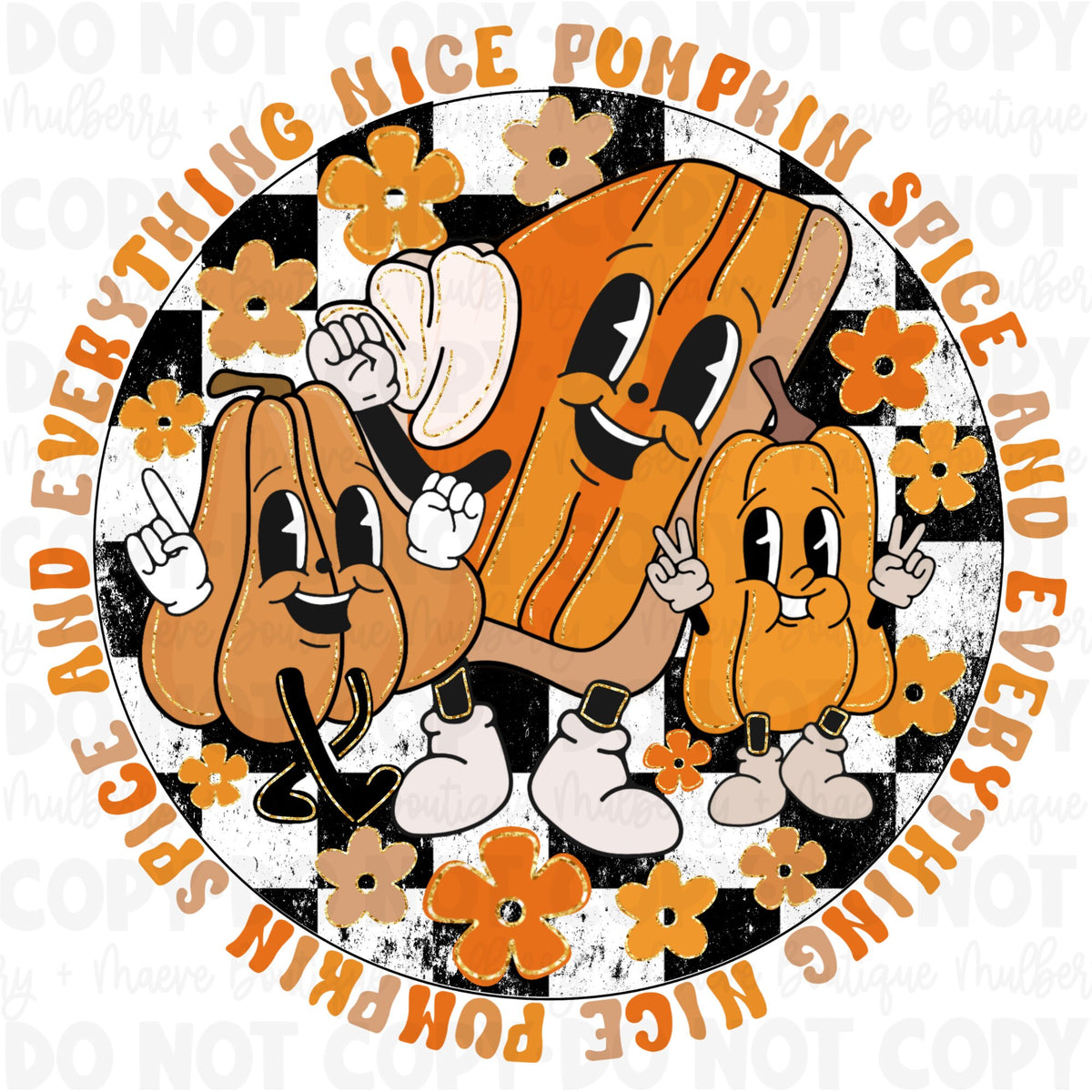 DTF Print Transfers | Ready To Press | Pumpkin Spice | Fall | Pumpkins