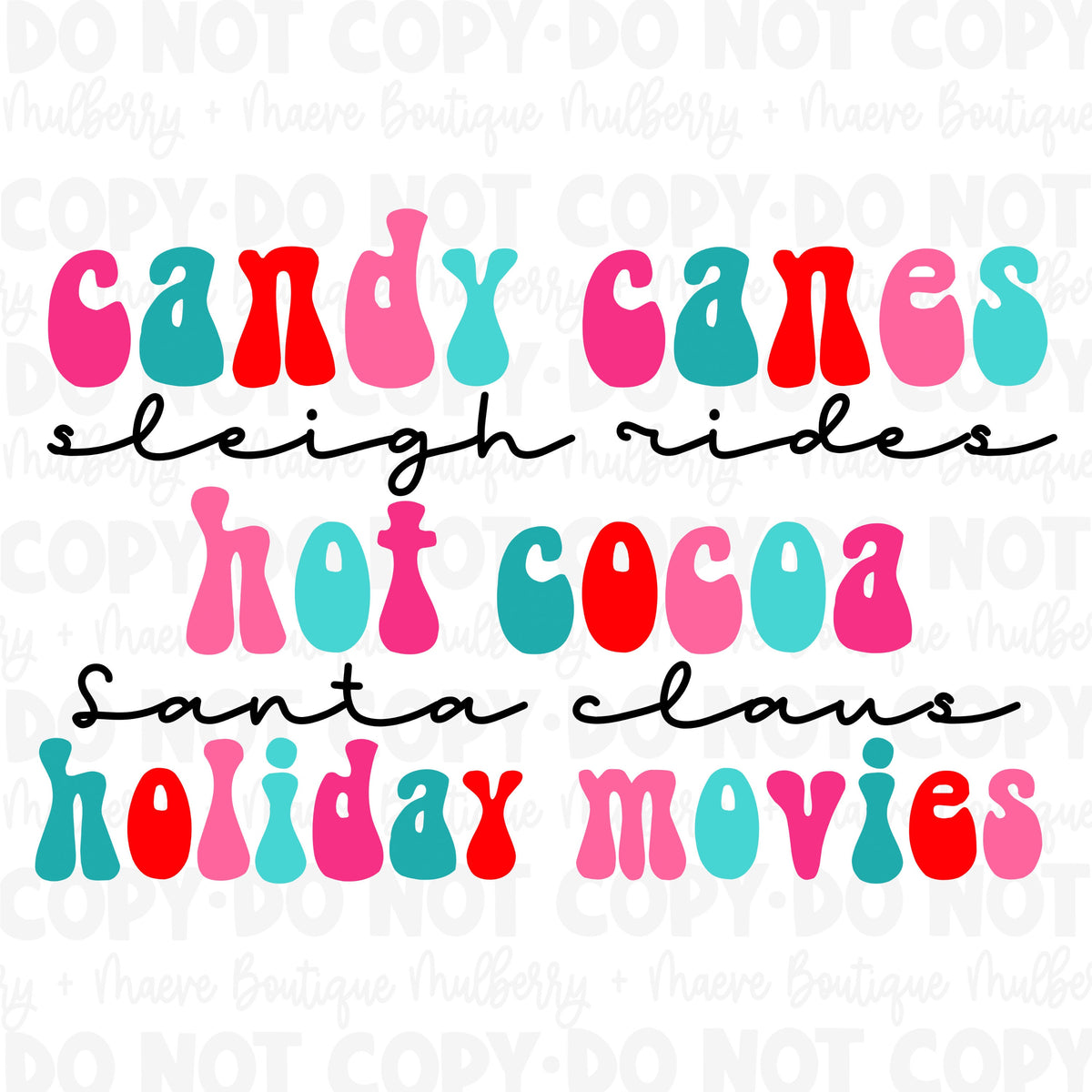 Christmas Favorite Things DTF